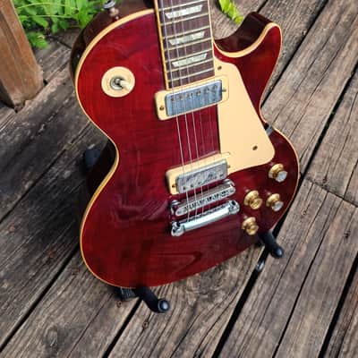 Gibson Les Paul Deluxe 30th Anniversary 2000 - 2001 Wine Red HH Rare image 18