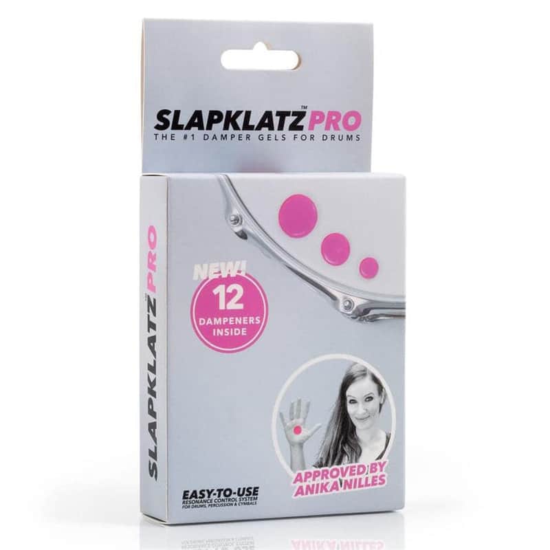 SlapKlatz Pro Drum Dampener Gel Pads w/Case, 12pk Pink image 1