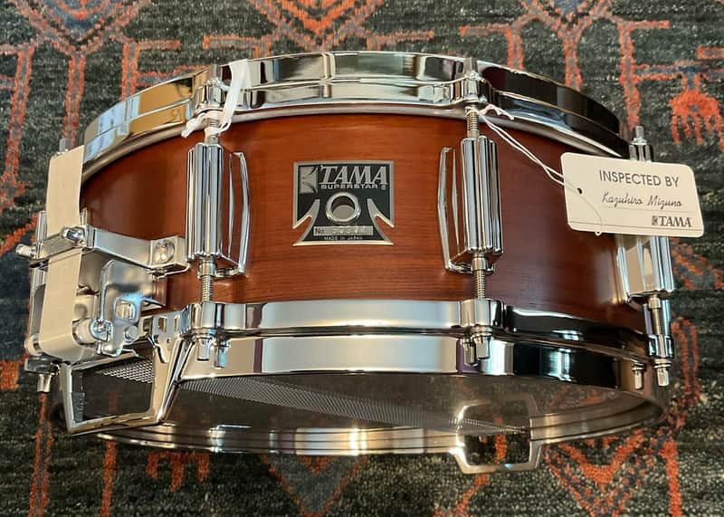 Mint TAMA 14 x 5-Inch 50th Anniversary Limited Mastercraft Rosewood Reissue Snare Drum image 1