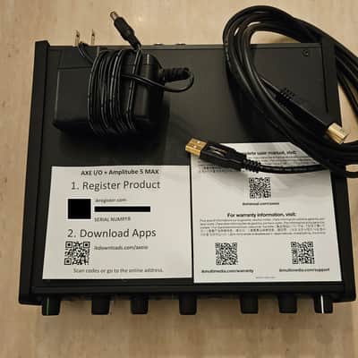 IK Multimedia AXE I/O USB Audio Interface with AmpliTube5 Software image 1