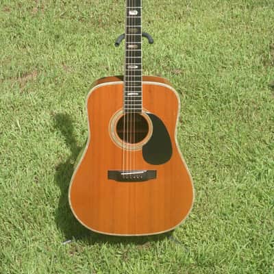 1975 Yairi YW-600 Dreadnought Guitar New Jacaranda Natural+Hard Case image 2
