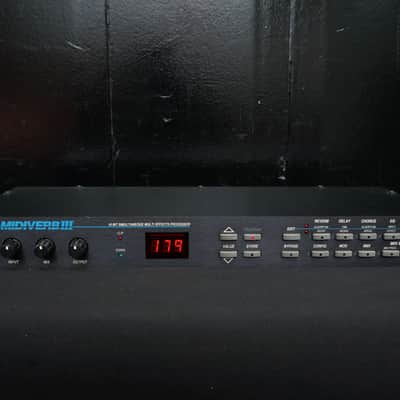 Alesis MIDIVERB III 3 Vintage Digital Reverb & Multi Effects 1U Rack Unit image 1