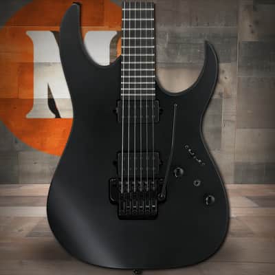 Ibanez RG Iron Label 6 String Electric Guitar - Black (RGRB620BKF) image 1