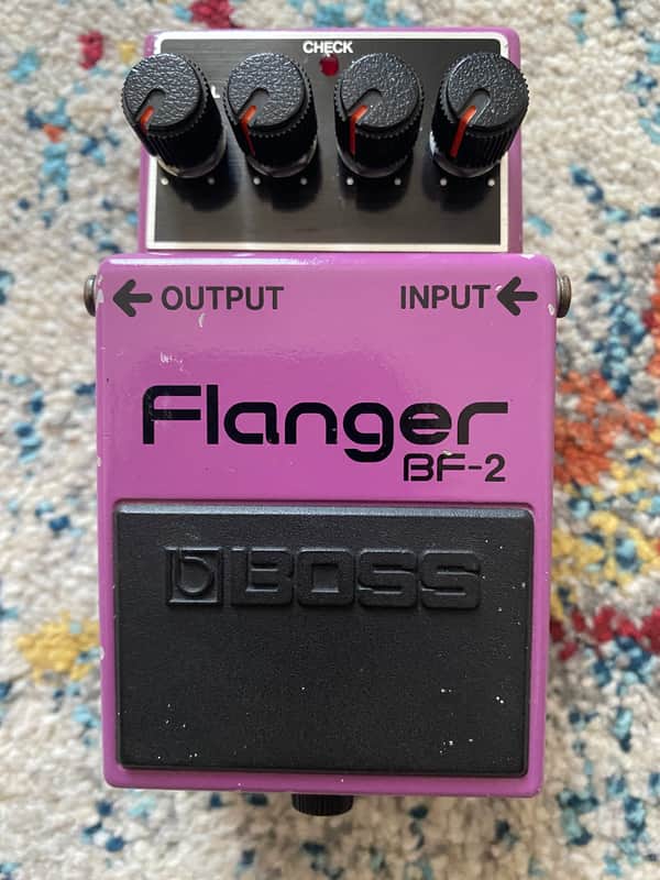 Boss BF-2 Flanger (Green Label) 1984 - 1990 - Purple image 1