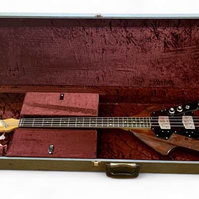 1970s Very Rare All Original Burns Flyte Short Scale ￼Bass w/Original Case image 9