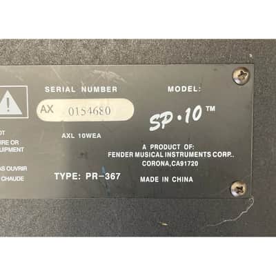 Squier by Fender SP10 Amplifier for Electric Guitar Pre-Owned image 7