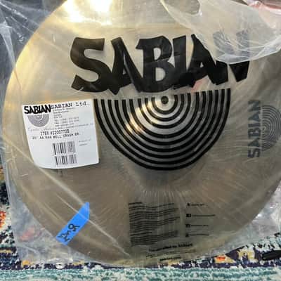 Sabian – 20" AA Raw Bell Crash Cymbal – 1900g – New in Bag – Brilliant image 2