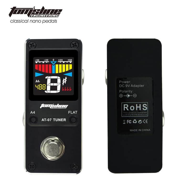 Aroma  AT-07 Mini Chromatic Guitar Tuner Pedal Free Shipment,price include the import duty for US buyer image 1