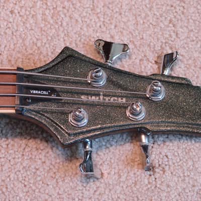 RARE Switch Vibracell 4 String Bass Guitar, Excellent Condition, New Hard Shell Case #73 image 5