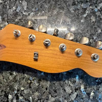 Warmoth Roasted Maple Telecaster Neck - Loaded Roasted Maple, Satin Nitro image 4
