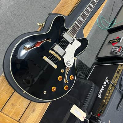 Epiphone John Lee Hooker Signature Boogie Man Sheraton 2001 - Ebony w/ Epiphone Case image 2