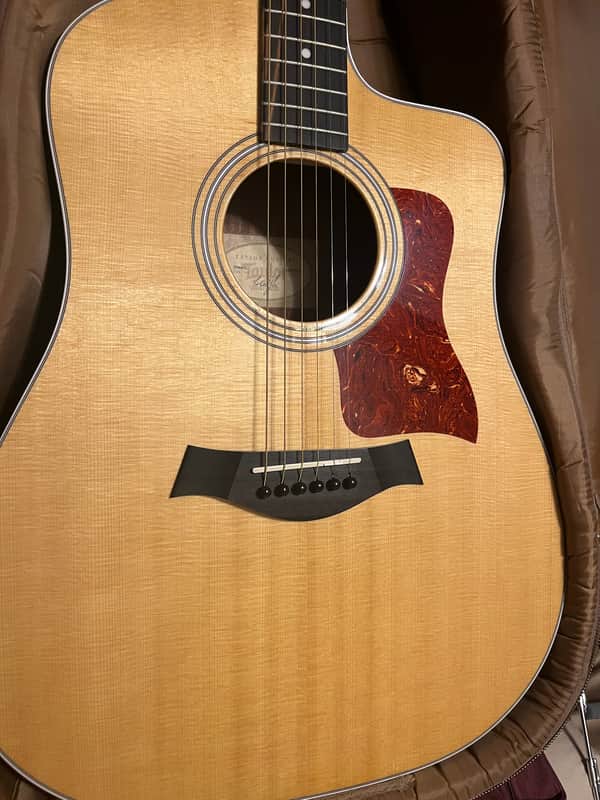 Taylor 210ce-G Dreadnought Acoustic-Electric Cutaway guitar w/case image 1