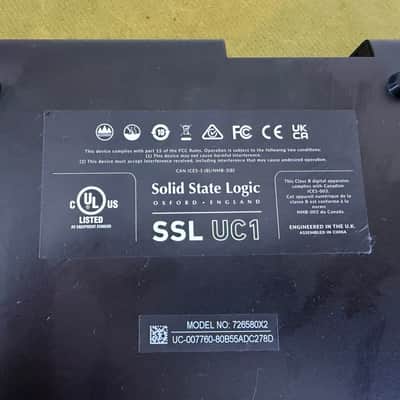 Solid State Logic SSL UC1 DAW Controller 2021 - Present - Black image 5
