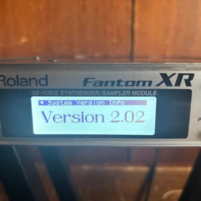 Roland Fantom XR Synthesizer/Sampler Ver2.02 New Display image 6