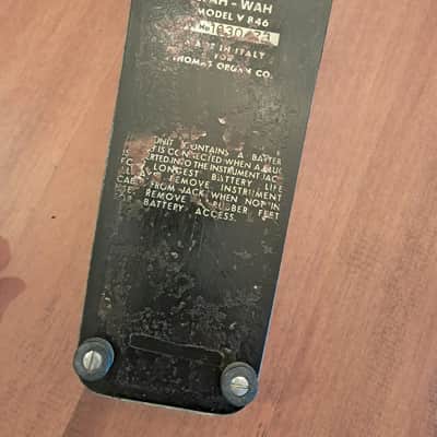 Vox V846 Wah Wah/Made in Italy image 4