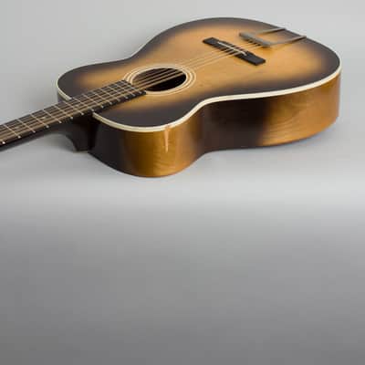 Stella H-922 12 String Flat Top Acoustic Guitar, made by Harmony (1961), ser. #2789H922, original brown chipboard case. image 7