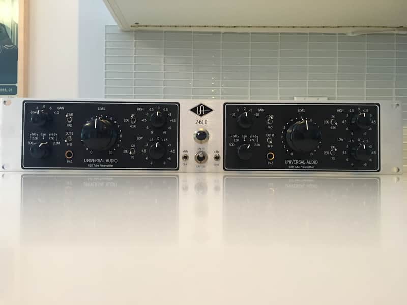 Universal Audio LA 2-610 Dual Channel Tube Preamplifier Owned by Eric Cannata of Young The Giant image 1