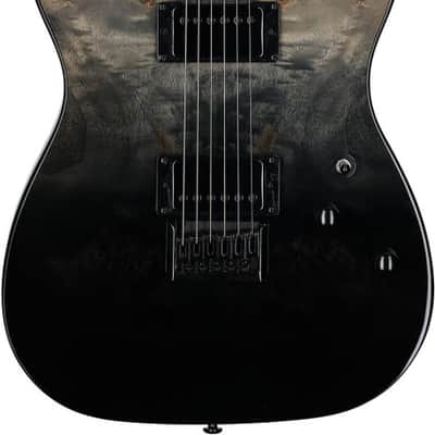 Schecter PT Standard Electric Guitar - Black Fade Burst Burl (3955) image 2