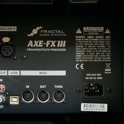Fractal Audio Axe-Fx III Mark I Preamp/FX Processor - w/ Rack Case image 6