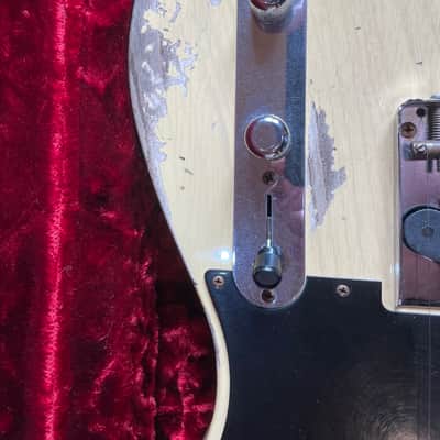 Fender télécaster 2021 - Fender MBD Limited 1952 Telecaster Humbucker Heavy Relic Nocaster Blonde image 9