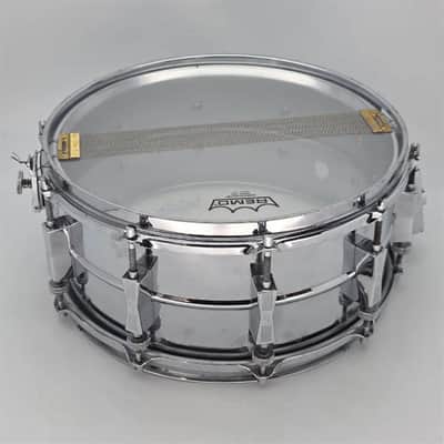 Used Vintage Sonor Ferro-Managanese Steel Shell Snare Drum 14x6.5 - Good image 7