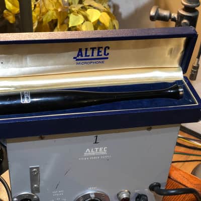 Altec M11 Coke Bottle Tube Microphone System -w/ 150A Base-21 Omni Capsule -518A Power Sup image 5
