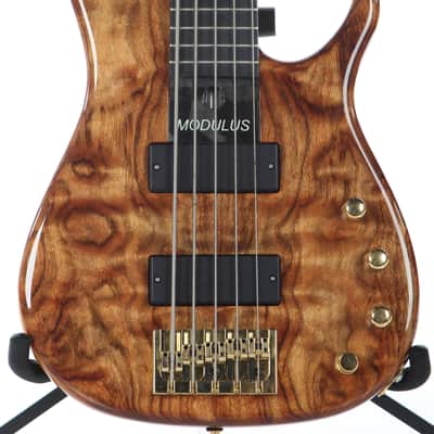 2004 Modulus Quantum Q 5 String Bass Chechen Top image 2