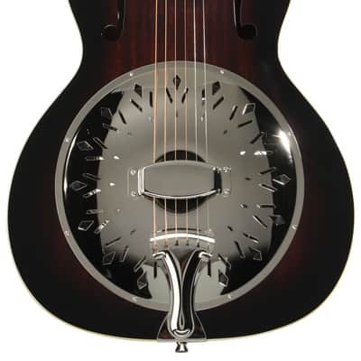 Recording King Rattlesnake Small-body Resonator Guitar - Gloss Sunburst image 3