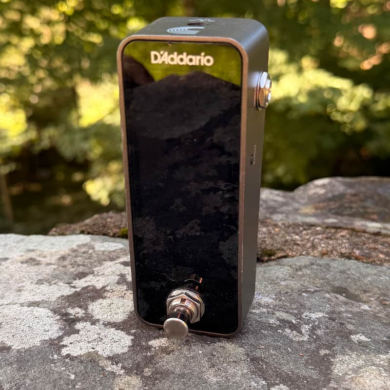 D'Addario PW-CT-20 Chromatic Pedal Tuner 2017 - Present - Black / Silver image 1