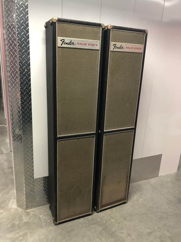 Fender PA Beatles Cabinets “Get Back Sessions” SPK 0410 PA 4x10” Columns Cabs 1967-1969 (8 Fender Alnico 10” Speakers) image 1