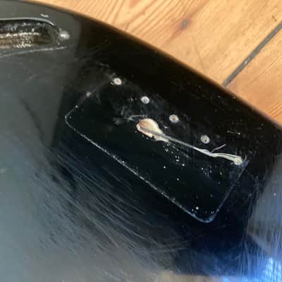 1990s Vintage (Brand) V4 Precision P Bass Guitar Body Korea image 25