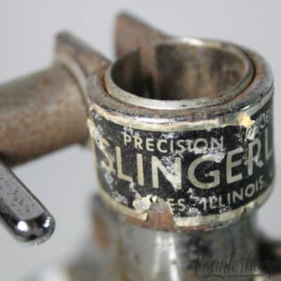 Slingerland Buddy Rich Cymbal Stand Tripod Base Vintage 60s Chrome Black/Gold US image 2
