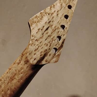 EXHIBITION GRADE BIRDSEYE MAPLE STRAT GUITAR NECK FITS FENDER & WARMOTH image 8