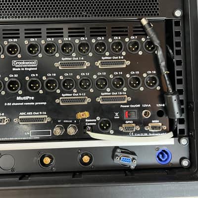 Crookwood MultiPre 32 channel remote controllable, fully recallable, multichannel microphone preamp with MADI and AES Outputs image 6