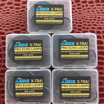 5 Roland Space Echo Tape Loops, Standard Length: 1 Meter Long, TL1m,  X-TRA' Pro Echo Loops Brand.