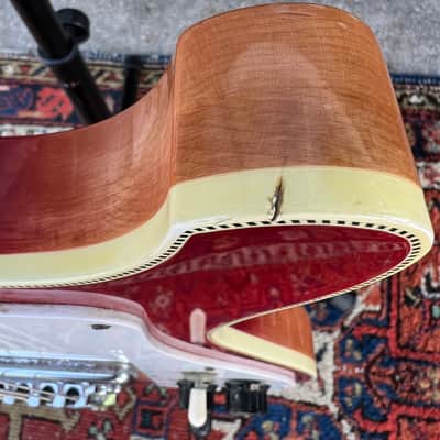 Vintage 1976 Ibanez 2388B (“Ibanbacker”) Maroon/Fireglo Finish (Lawsuit 4001 Model), JBE R4000 Handwound Pickups, w Non Original MIC Tweed Hard Case~A KILLER FULL SCALE BASS image 12