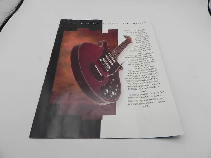 Guild  electric guitars and basses Catalog-1990's vintage image 1