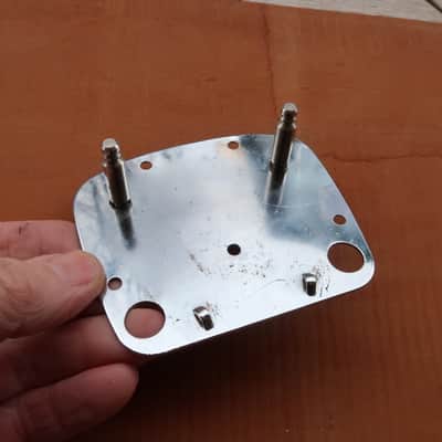 Fender Mustang Tailpiece 1965 - Nickle "Pat Pend" Nice image 11