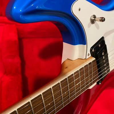 Mosrite “The Ventures" (1965) ~ ”Salesman Sample”~ Red White & Blue image 9