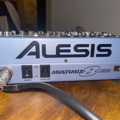 Alesis MultiMix 8 USB 8-Channel Mixer 2000s - White/Silver image 5
