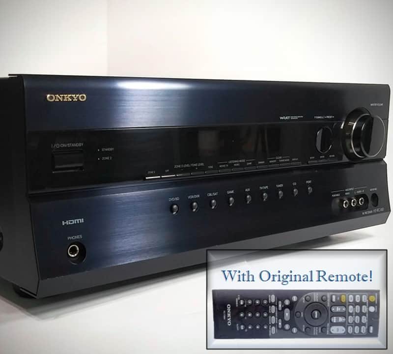 Onkyo HT-RC160 7.2-Channel Receiver & 3 Speakers, w/ Remote & Original User Manuals image 1