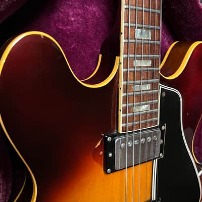 Gibson ES-330TD 1967 Sunburst - Vintage ES-335 like Conversion w/ Gibson T-Top Pickups image 5