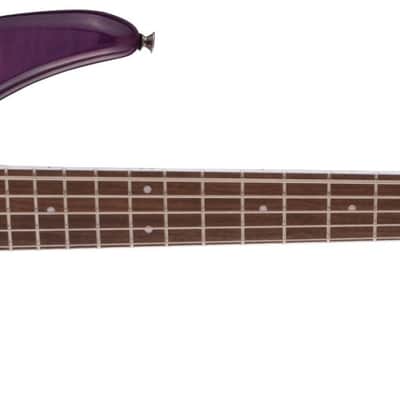 Jackson JS Series Spectra JS3QV 5-String Electric Bass Guitar, Purple Phaze image 5