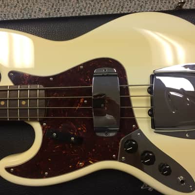 Fender American Design Experience Vintage Jazz Bass 2016 Olympic White image 10