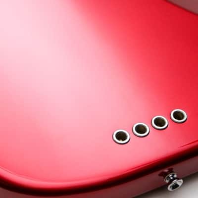 Fender Standard p bass 2006 - Chrome red image 9