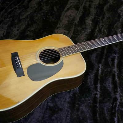 1973 made Vintage Acoustic Guitar MORRIS W-30 Solid Spruce Top Made in Japan image 3