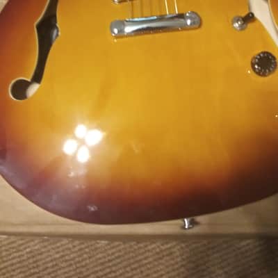 GROTE 335 SEMI HOLLOW ELECTRIC GUITAR VINTAGE SUNBURST NICE image 2