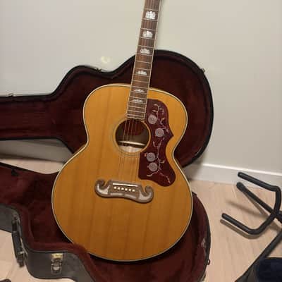 Epiphone "Inspired by Gibson Custom" J-200 Aged Antique Natural image 6