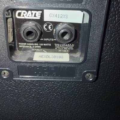 Crate GX412XS 2004 - Black tolex covering image 14