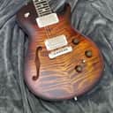 2015 Paul Reed Smith PRS P245 Semi Hollow Single Cut Piezo Electric Guitar - Black Gold Wrap + OHSC